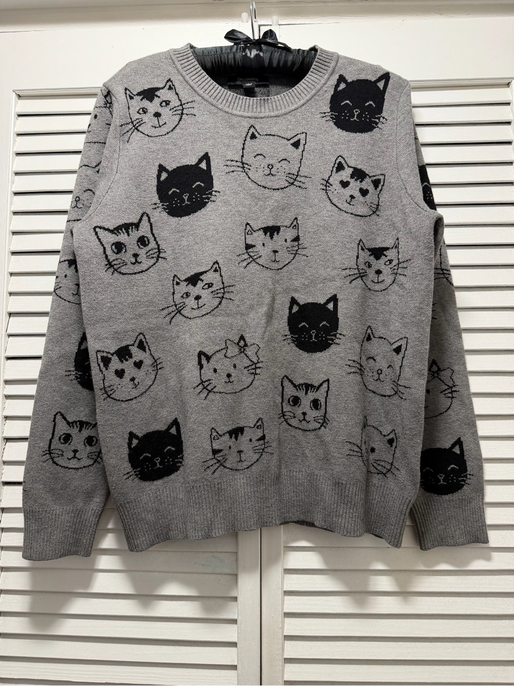 Anthropologie Calligraphie Kitty Sweater Size Large - Picture 2 of 10